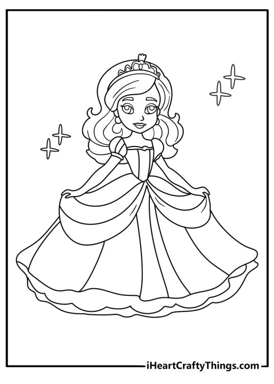Princess coloring pages