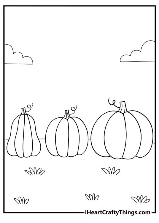 Pumpkin coloring pages