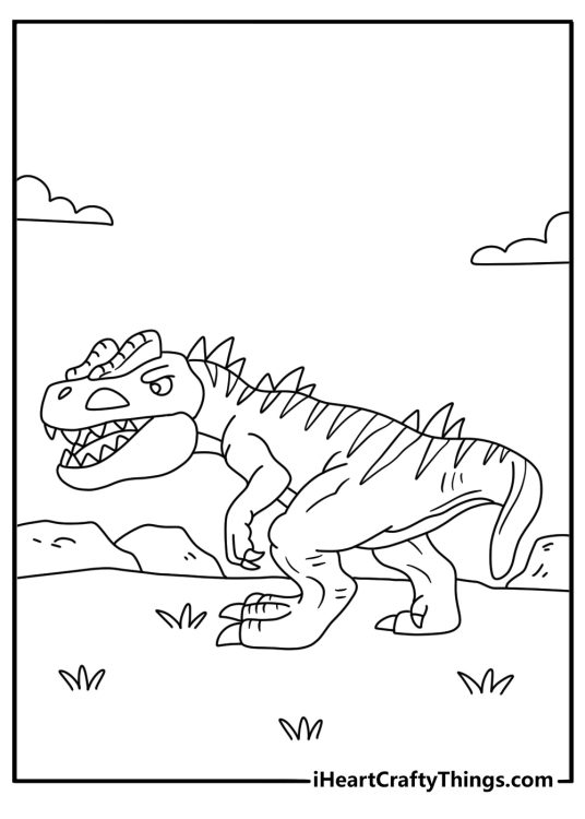 Allosaurus Coloring Page