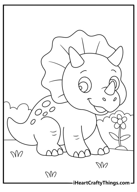 Baby triceraptor cute free pdf free to download