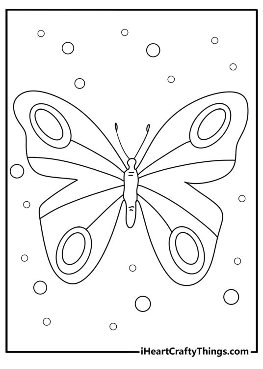 Butterfly printable to color