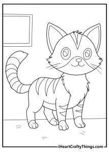 Cat coloring pages