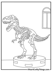 dinosaur coloring pages featured