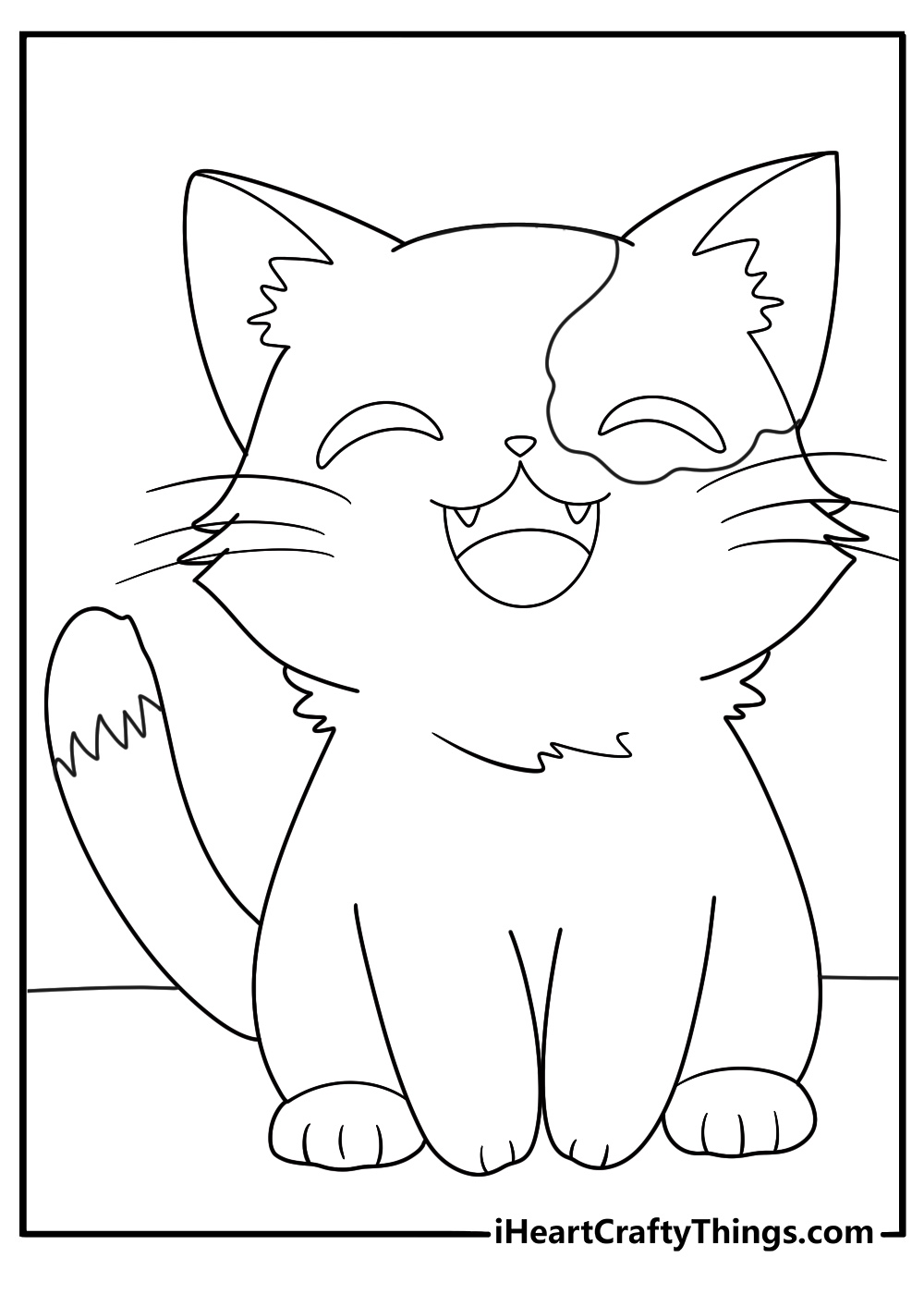 59 Cat Coloring Pages (100% Free PDF Printables For Kids)