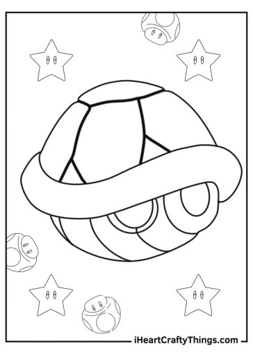 New Mario Kart Coloring Pages (100% Free Printables)