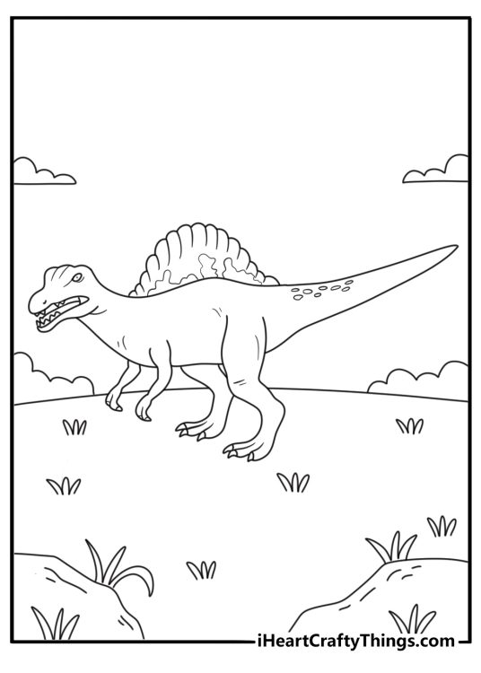 Spinosaurus Coloring Page