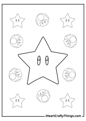 New Mario Kart Coloring Pages (100% Free Printables)