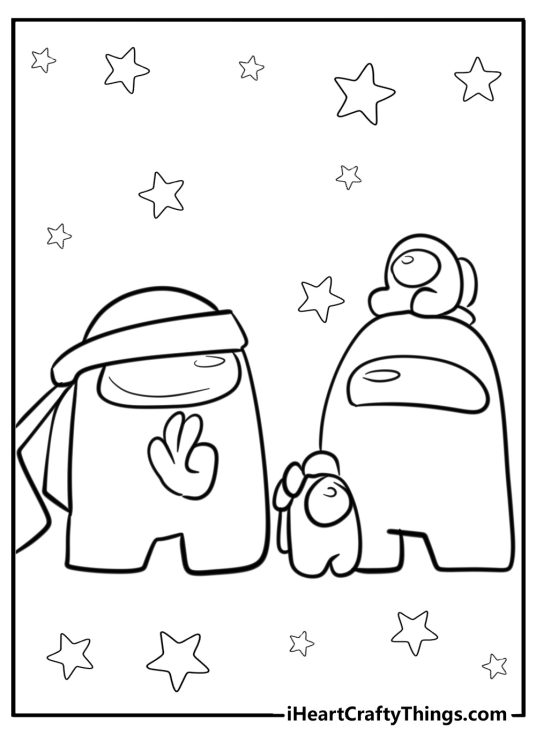 65 Among Us Coloring Pages (Free To Download PDF Printables)