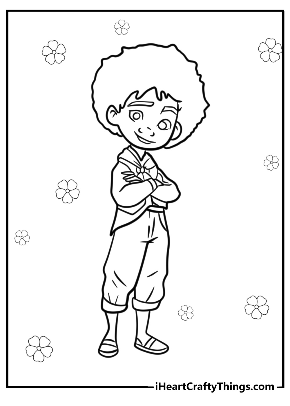 Antonio encanto coloring page