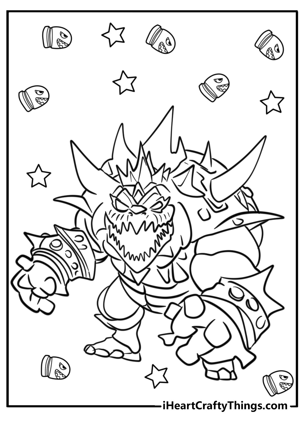 Bowser's fury coloring pages