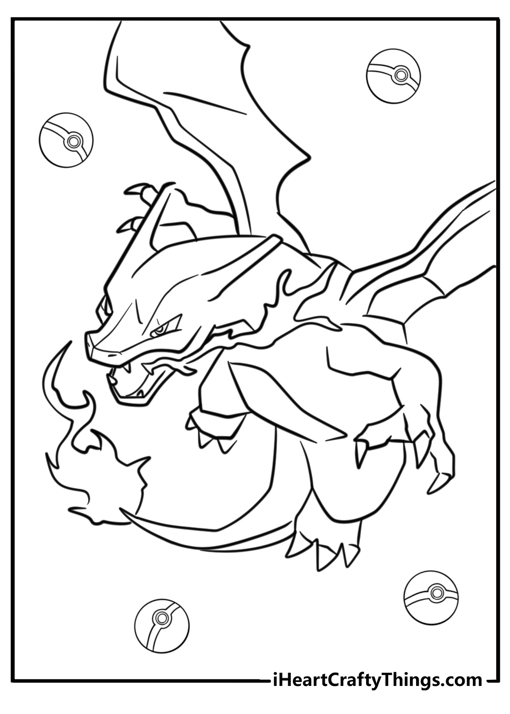 Charizard coloring pictures