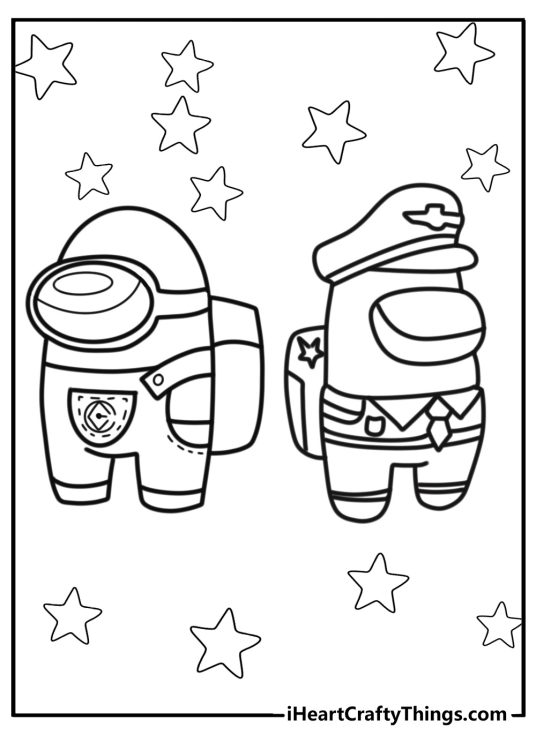 Coloring among us