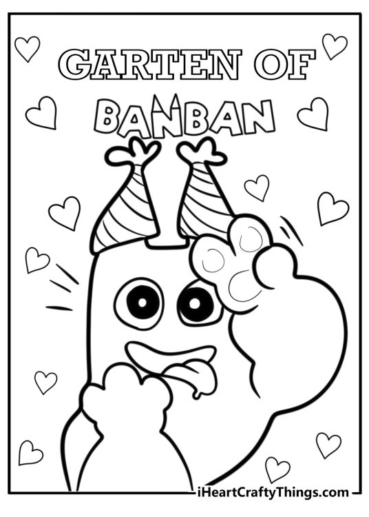 30 Garten Of Banban Coloring Pages