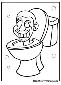 25 New Skibidi Toilet Coloring Pages (100% Free To Print)