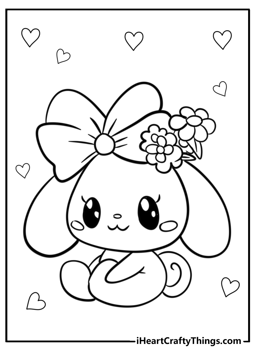 Cinnamoroll coloring pages