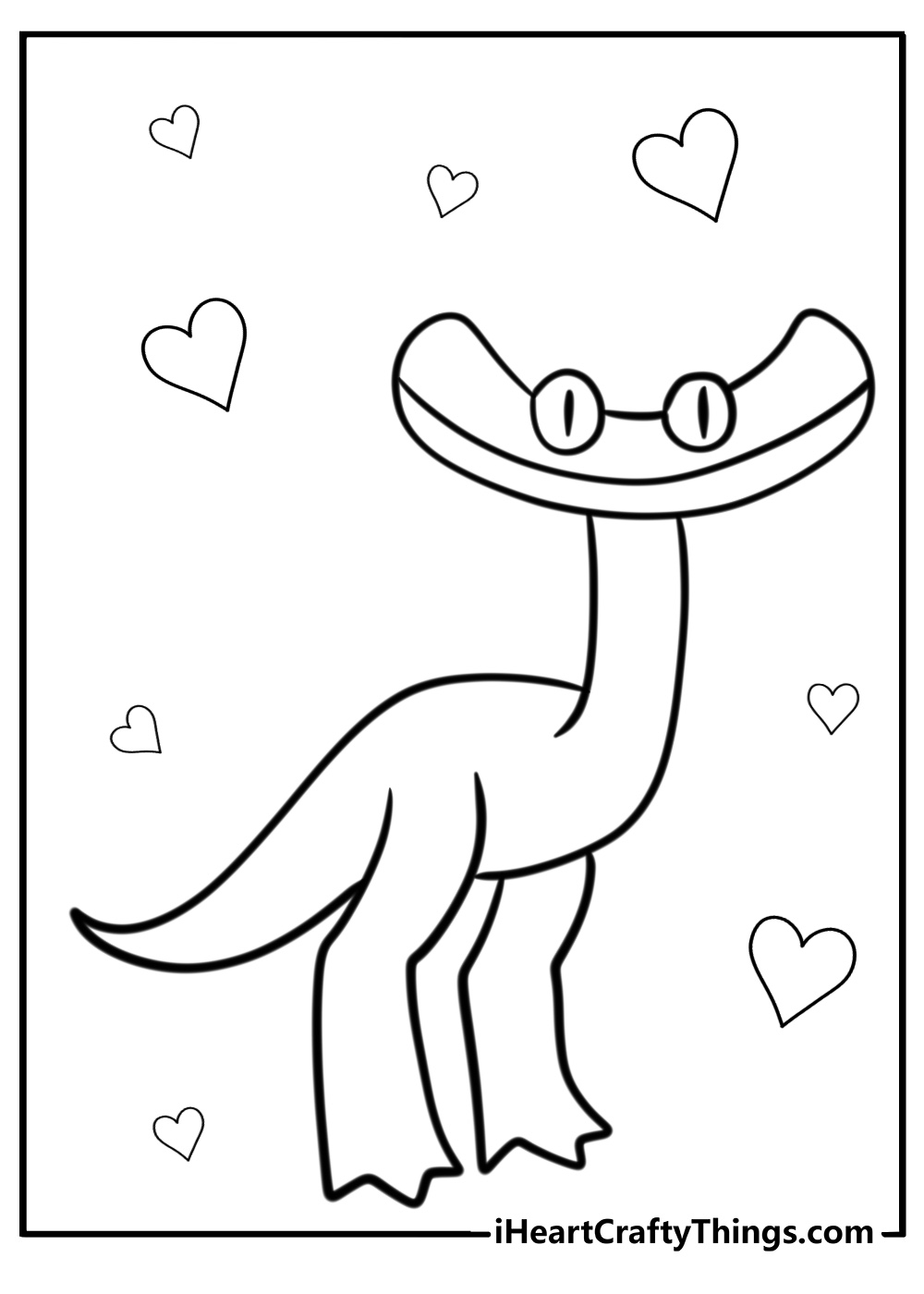 Cyan rainbow friends coloring pages