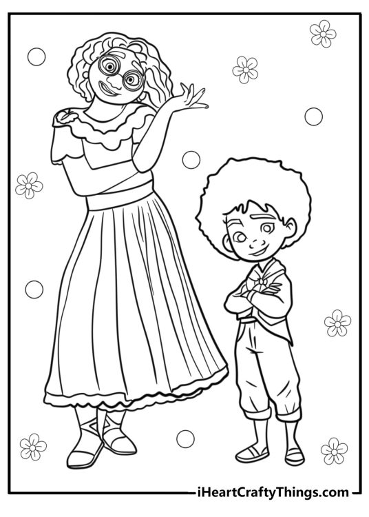 36 New Encanto Coloring Pages (100% Free To Print)