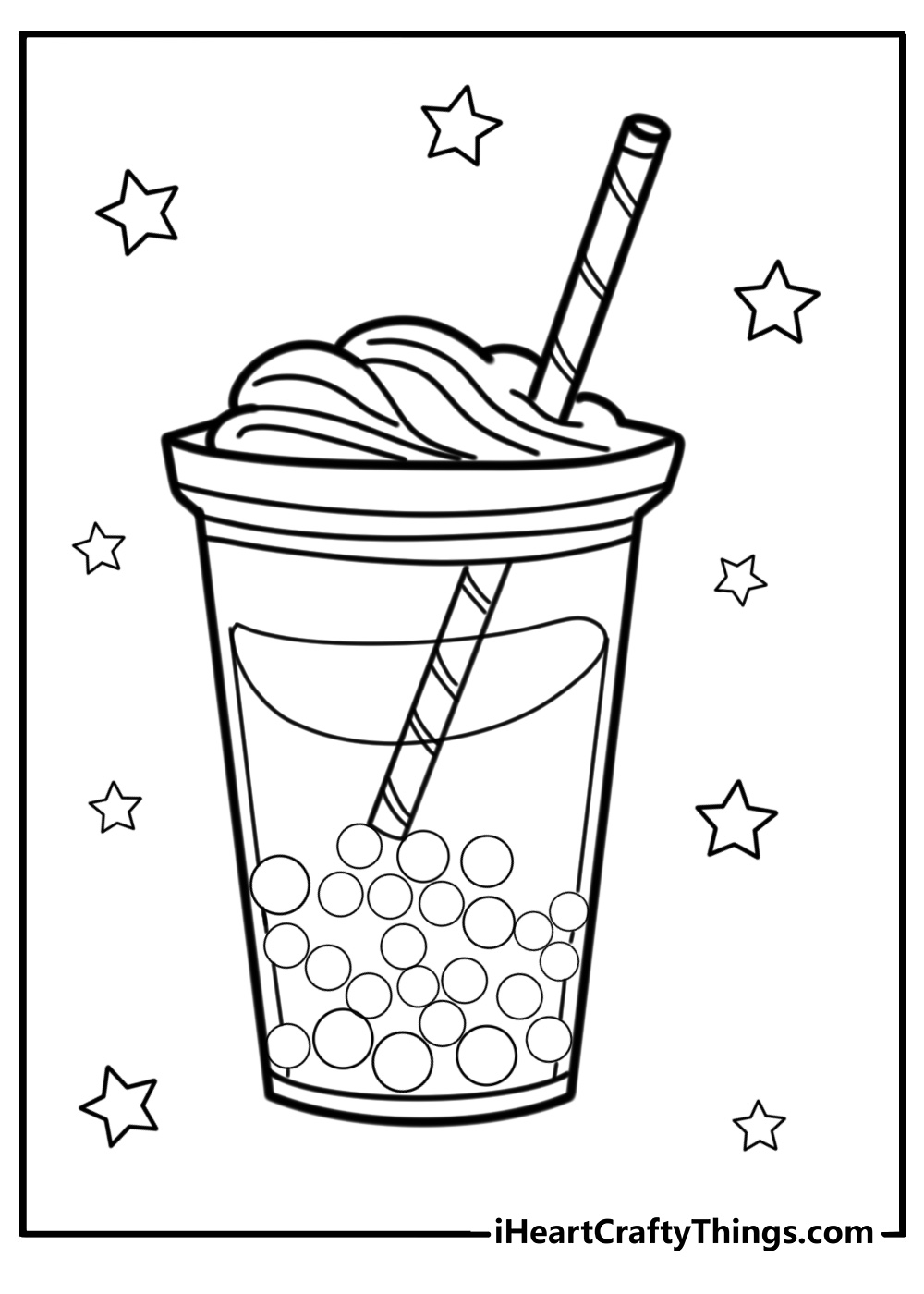 Drink coloring pages