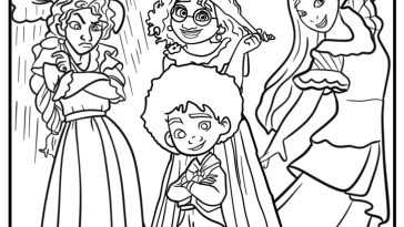 Encanto characters coloring pages