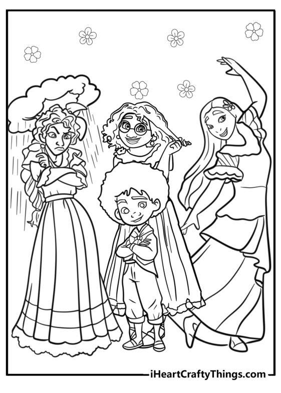 36 New Encanto Coloring Pages (100% Free To Print)