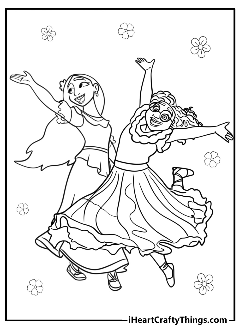 Encanto printable coloring encanto coloring pages