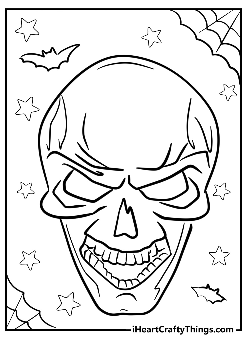 Evil coloring pages