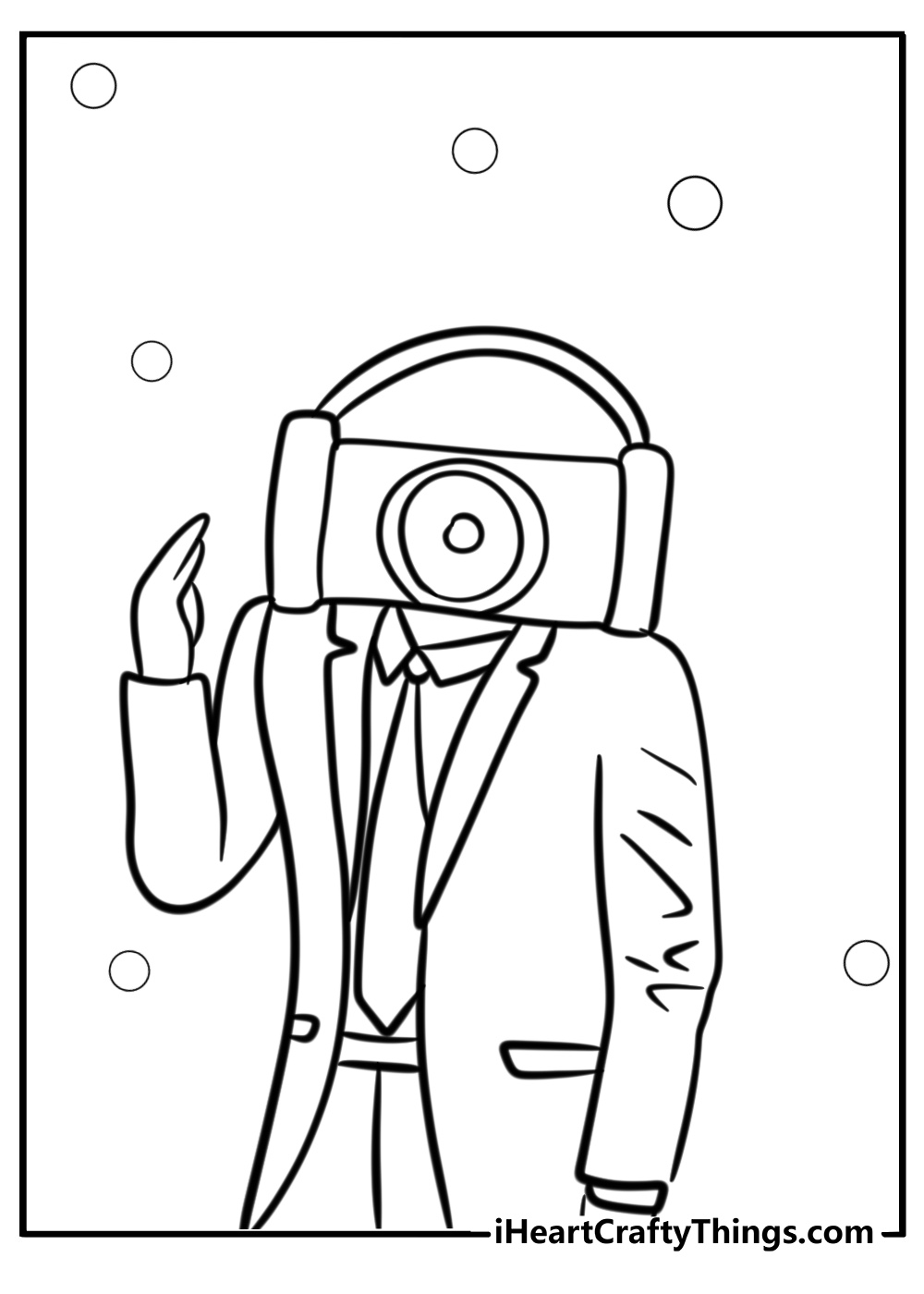 Free skibidi toilet coloring pages