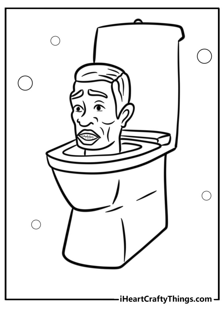 25 New Skibidi Toilet Coloring Pages (100% Free To Print)