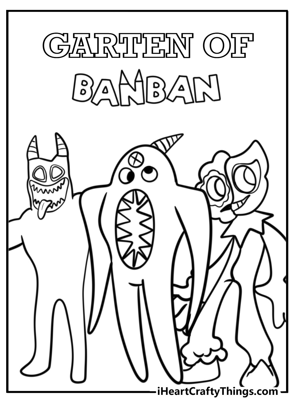 30 Garten Of Banban Coloring Pages Printable PDF Sheets 30 Garten Of Banban Coloring Pages Printable PDF Sheets