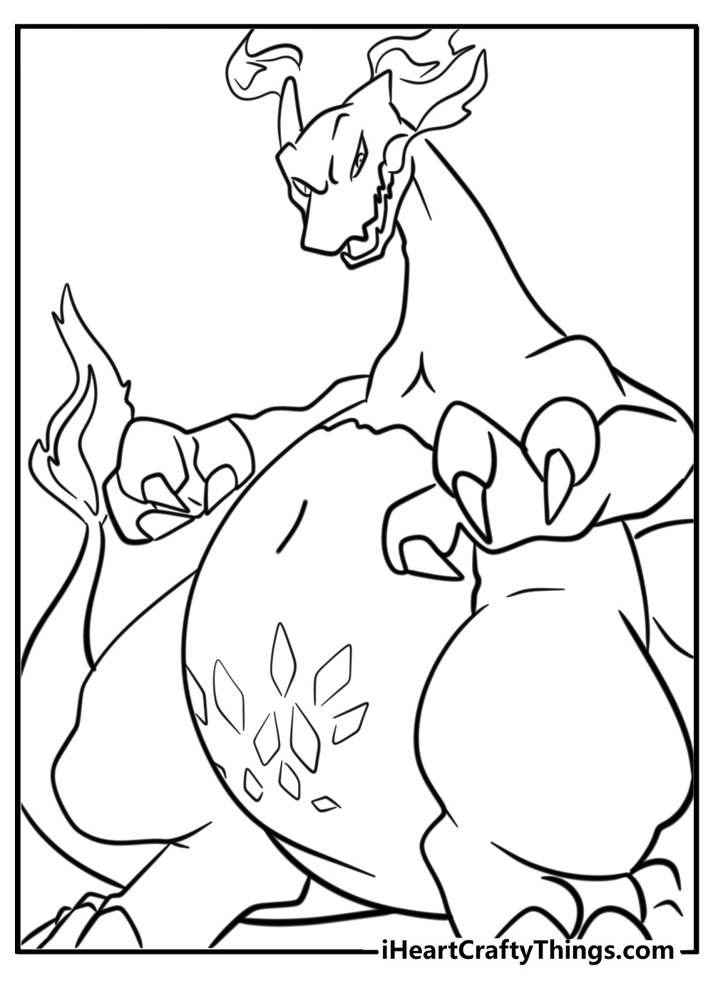 Gigantamax pokemon charizard vmax coloring page July 30, 2024