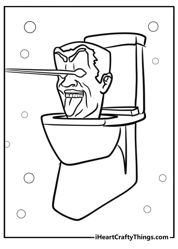 25 New Skibidi Toilet Coloring Pages (100% Free To Print)