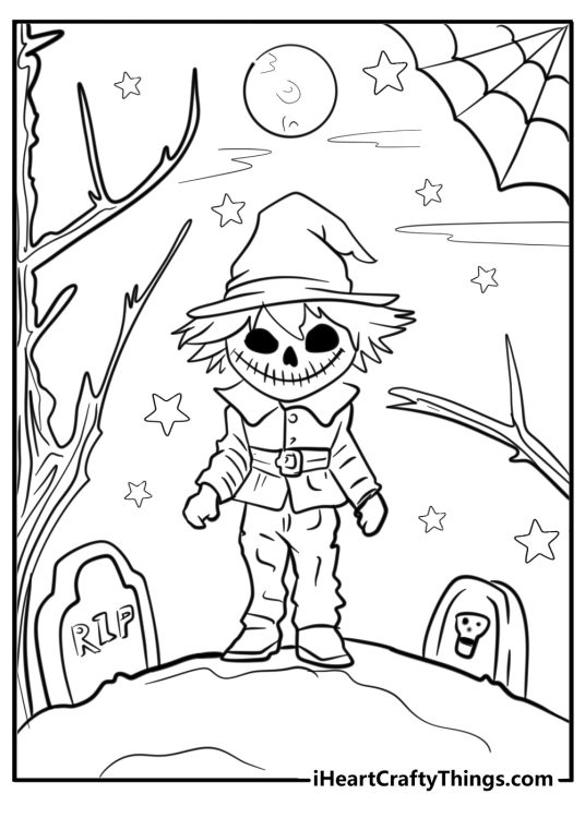 Horror coloring pages
