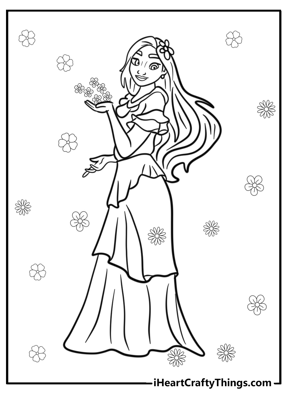 Isabella coloring page