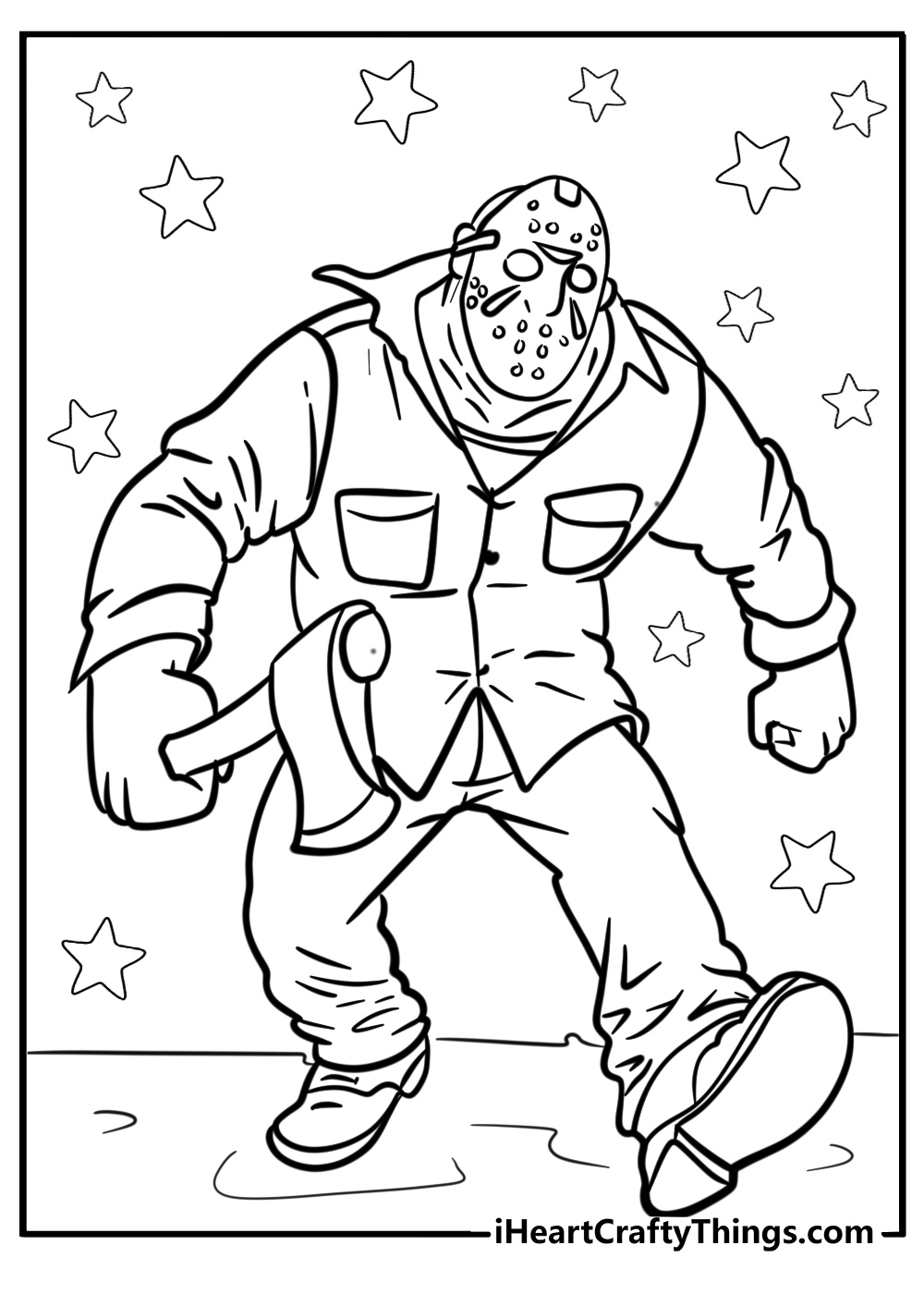 Jason coloring pages