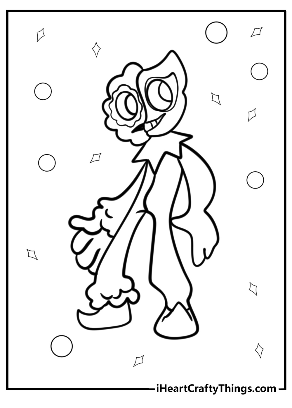 Jester garten of banban coloring pages