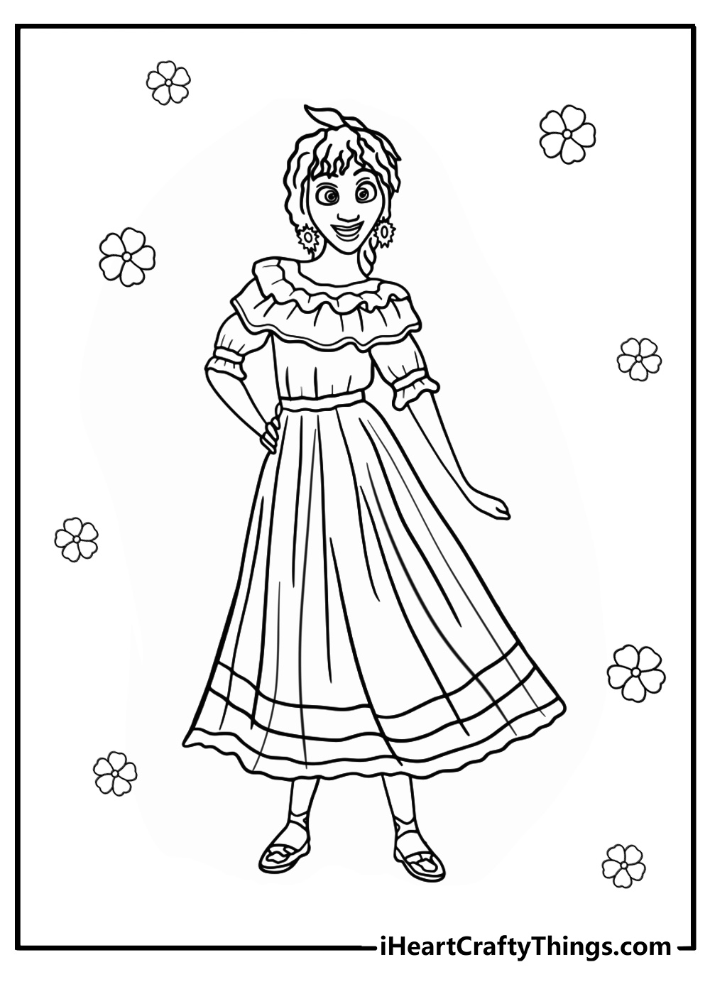 Pepa encanto coloring page