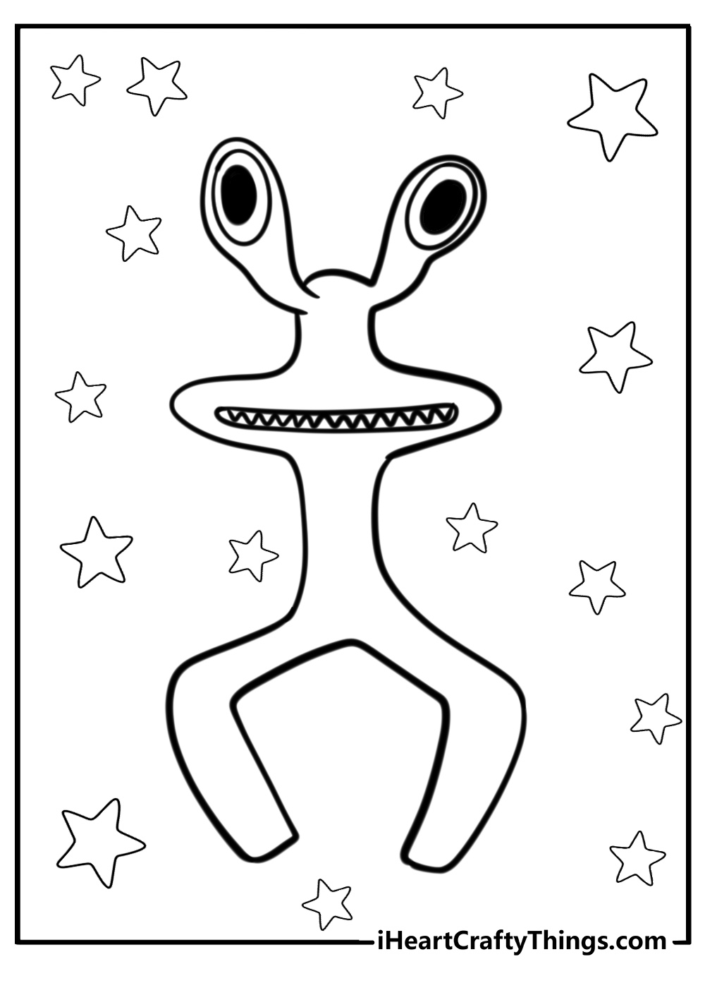 Pink rainbow friends coloring pages