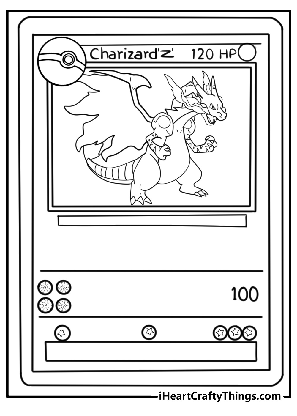 Pokemon cards to print and color