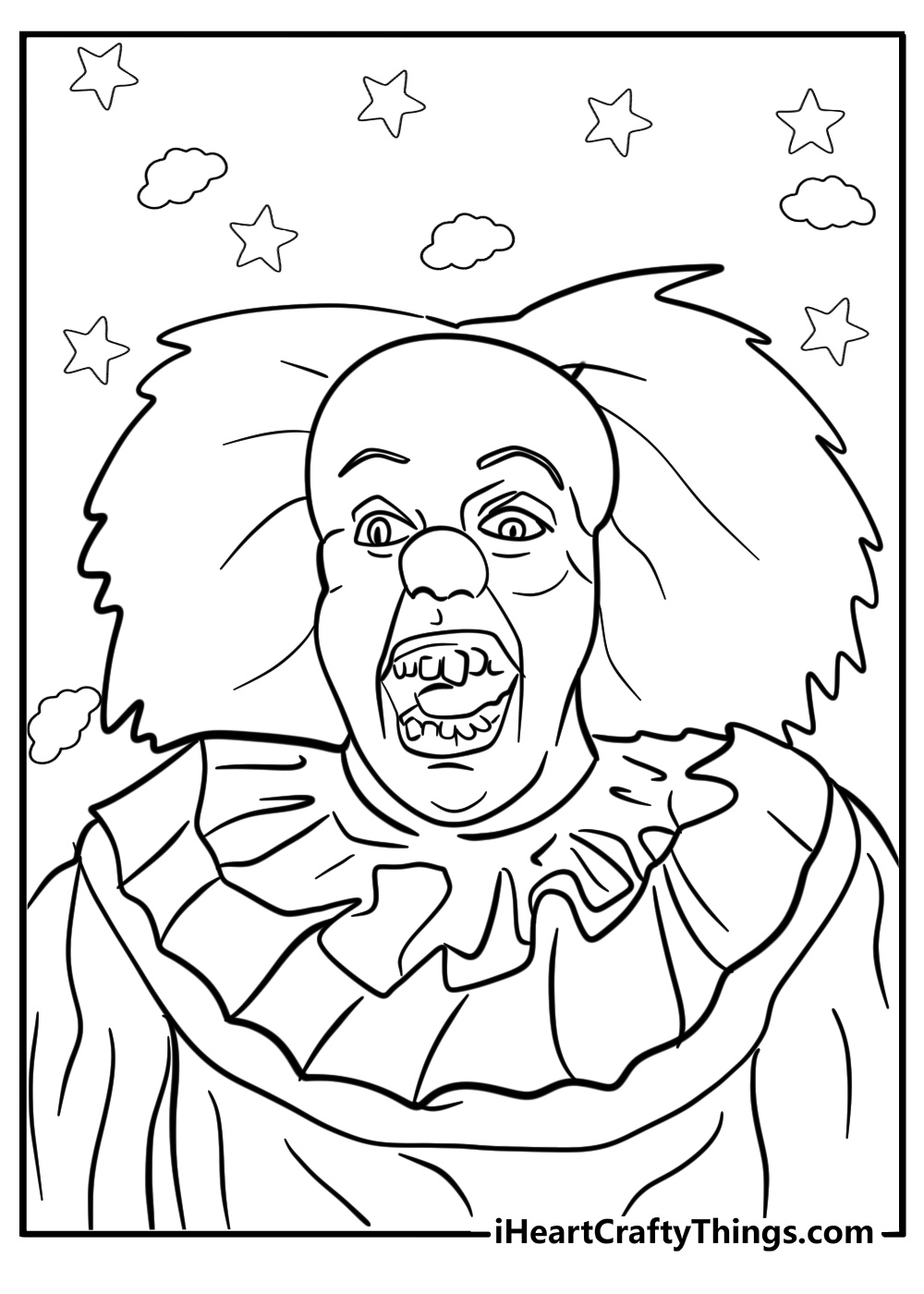  Printable horror movie coloring pages