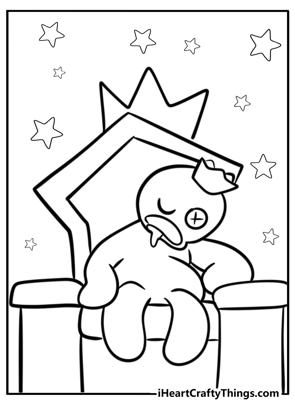 Rainbow friends 2 coloring pages