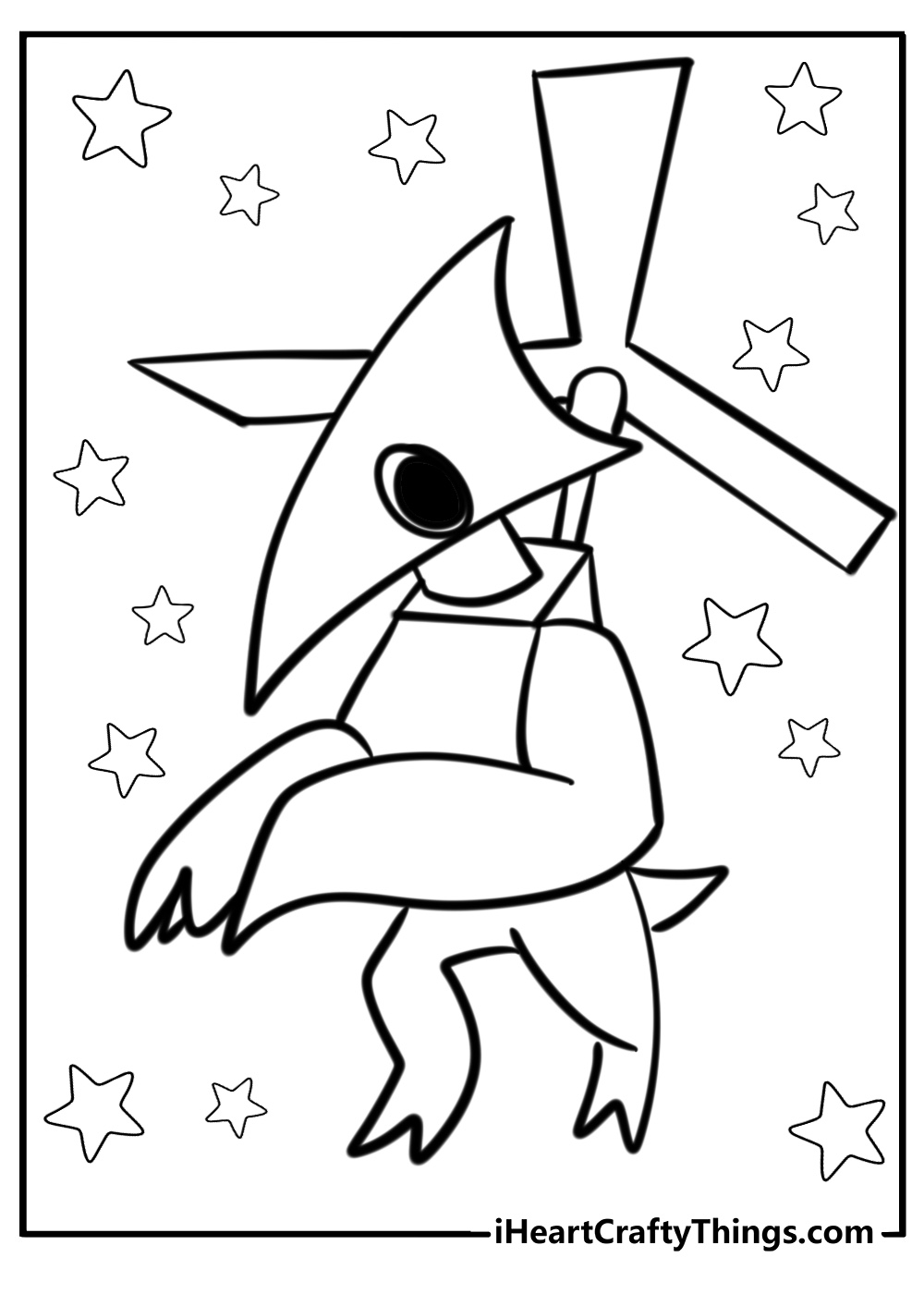 Rainbow friends chapter 2 coloring pages