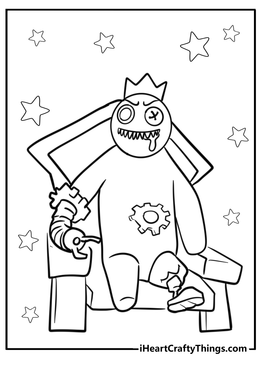 Rainbow friends chapter 3 coloring pages