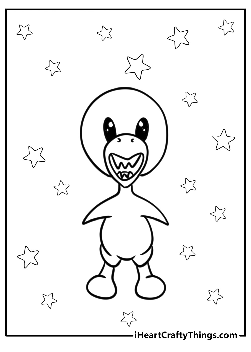 Rainbow friends coloring pages yellow