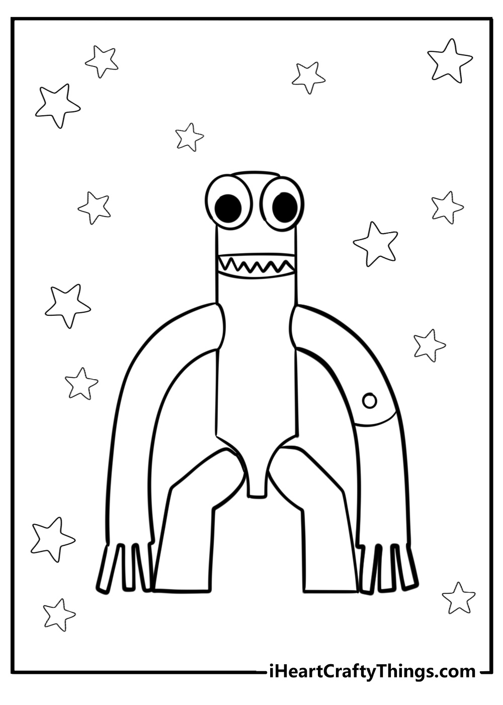 Rainbow friends roblox coloring pages