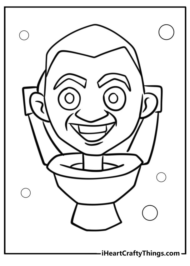 25 New Skibidi Toilet Coloring Pages (100% Free To Print)