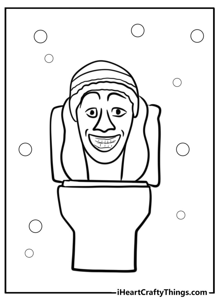 25 New Skibidi Toilet Coloring Pages (100% Free To Print)