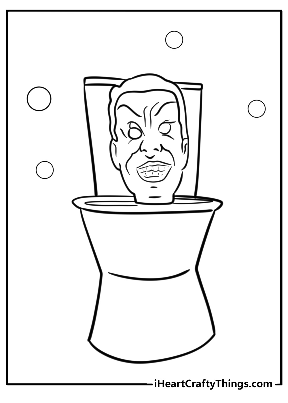 Skibidi toilet coloring artwork 2