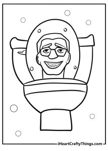 25 New Skibidi Toilet Coloring Pages (100% Free To Print)