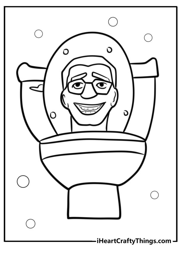 25 New Skibidi Toilet Coloring Pages (100% Free To Print)