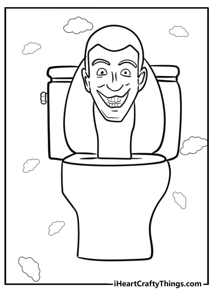 25 New Skibidi Toilet Coloring Pages (100% Free To Print)